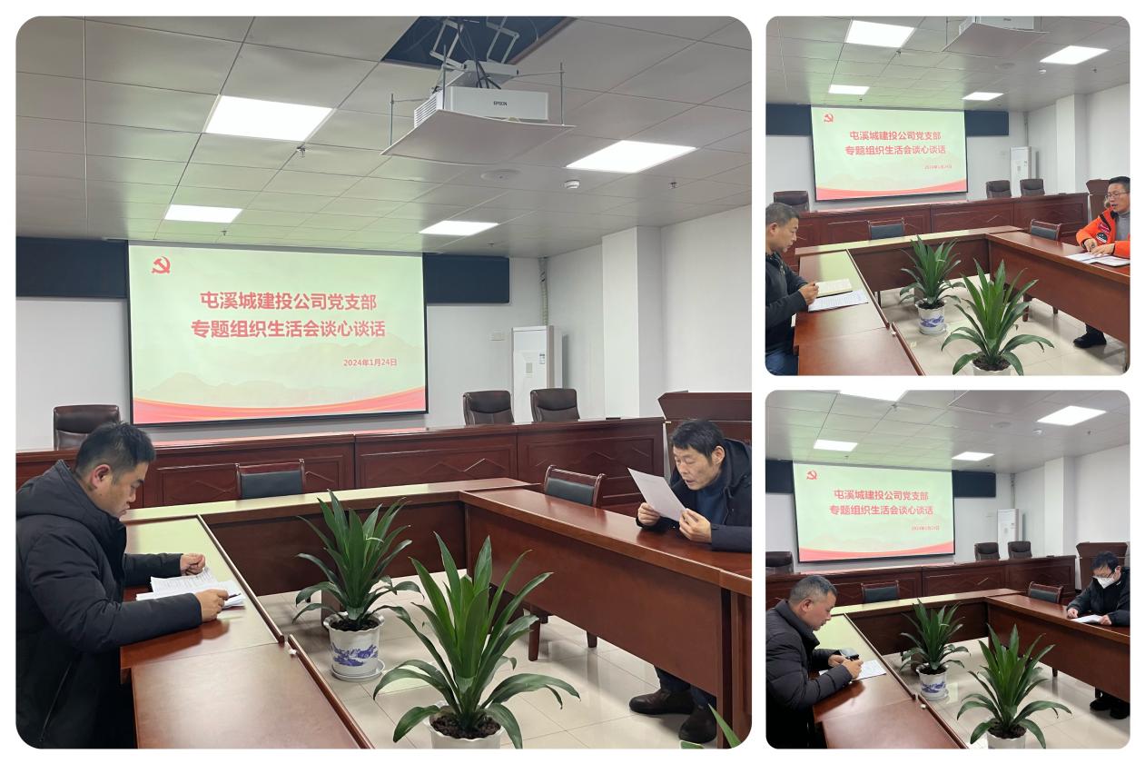 城建投公司黨支部召開2023年度專題組織生活會